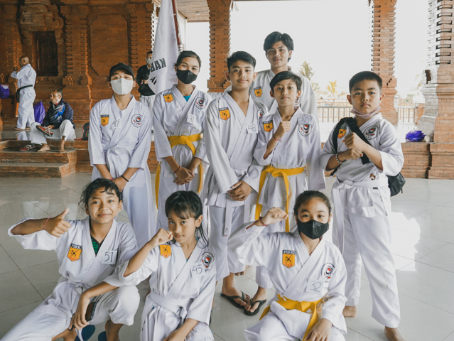 Begawan Students that participate Karate Belt Graduation