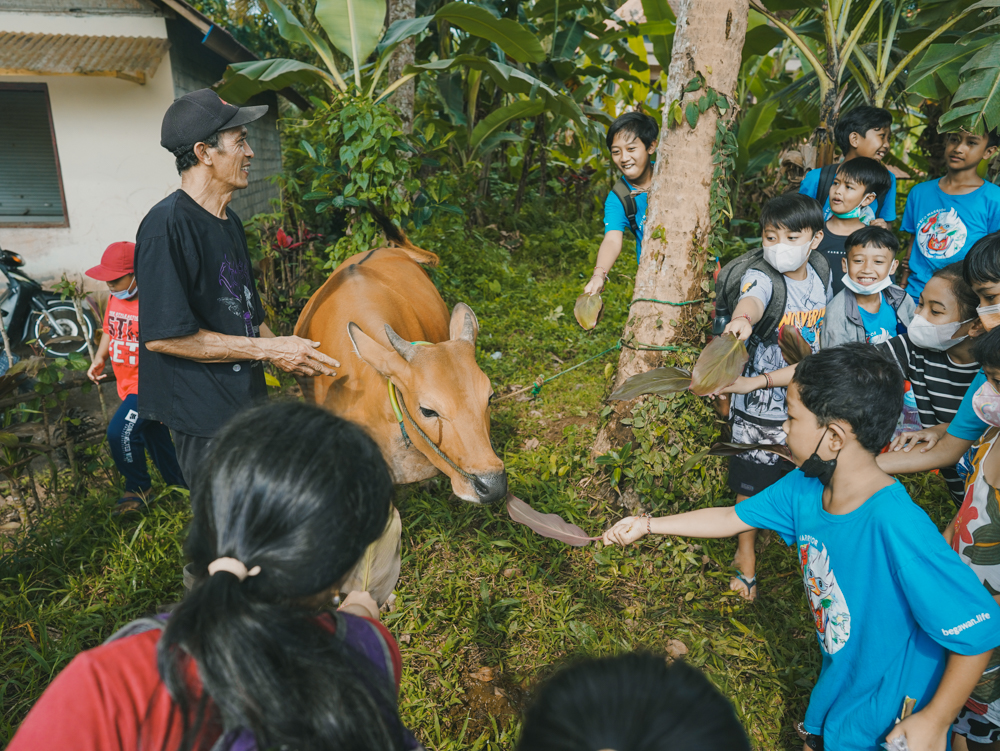 Eco Warriors’ Field Trip to See Bali Cattle