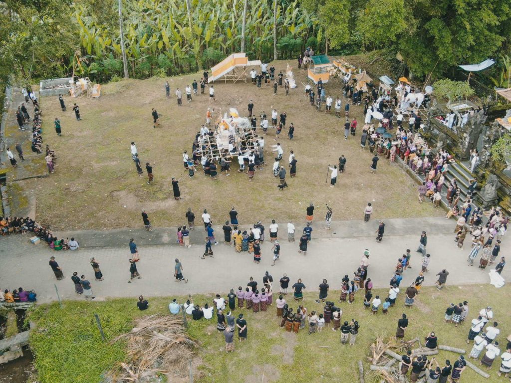 Ngaben Ceremony at Melinggih Kelod Village