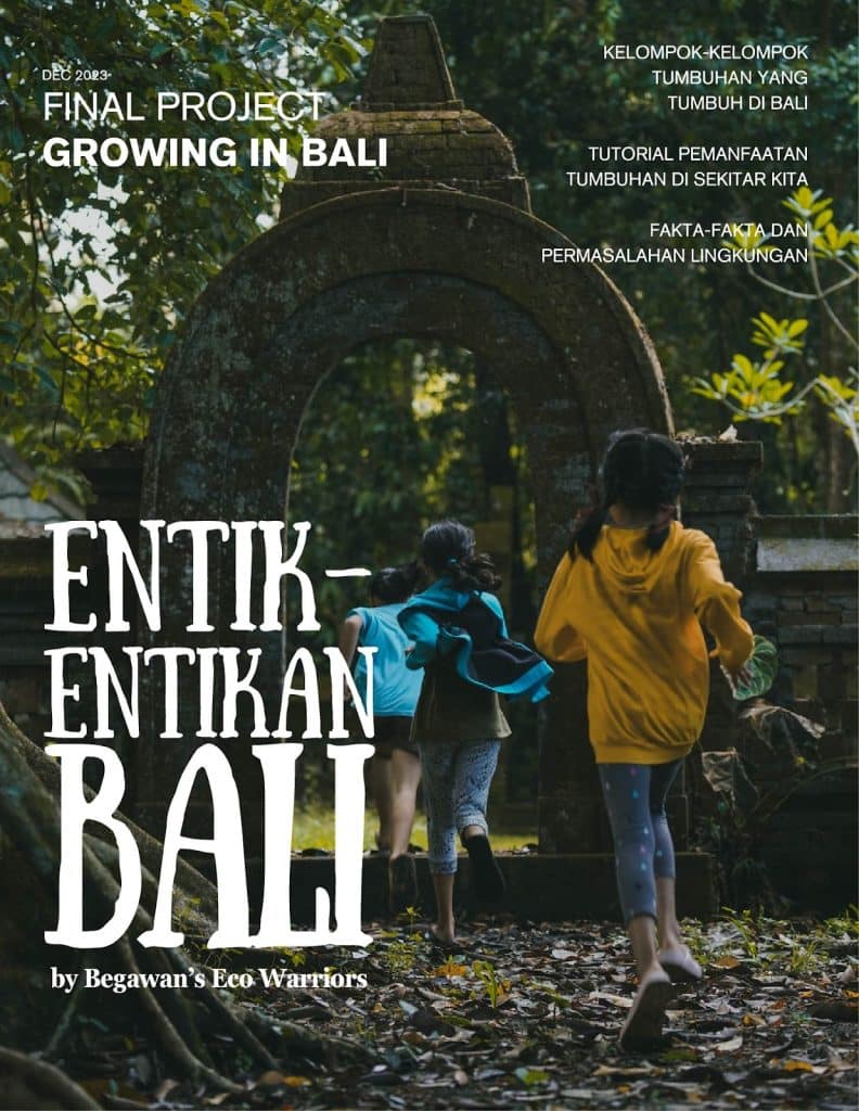 Entik-Entikan Bali, a collaborative book about plants that grow in Bali.